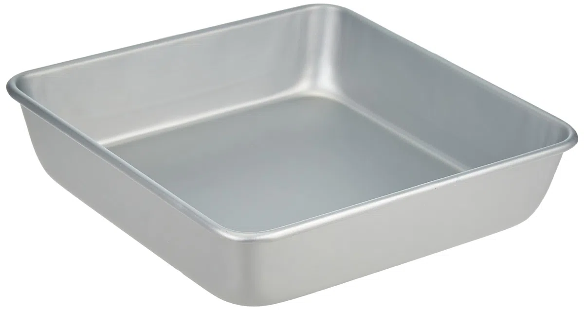 Wilton Performance Pans Stampo Quadrato in Alluminio Anodizzato - Teglia Resistente e Antiruggine per Torte a Strati e da Cerimonia - 20x20 cm