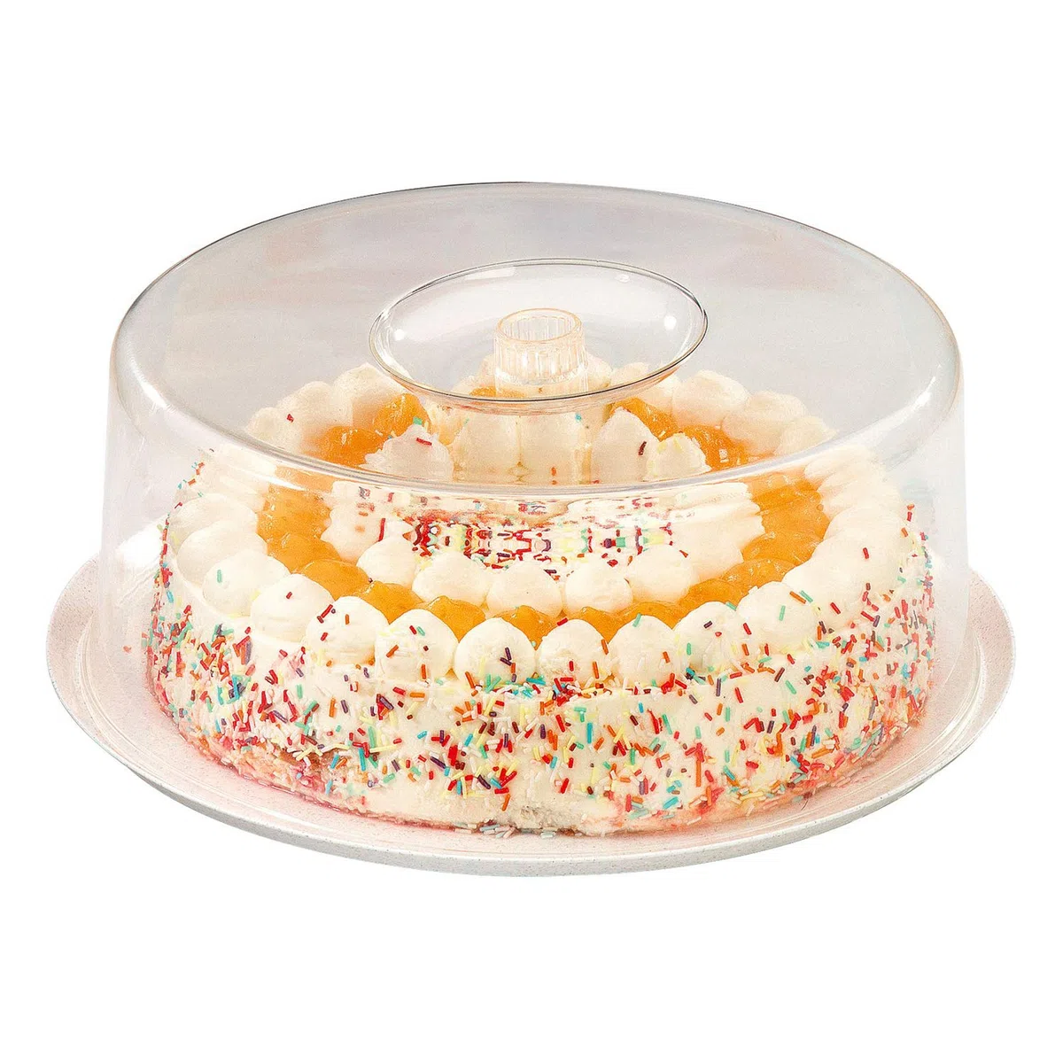 Westmark Copri-torta, Ø 30 cm, Con manico, Plastica, Trasparente, 34242251