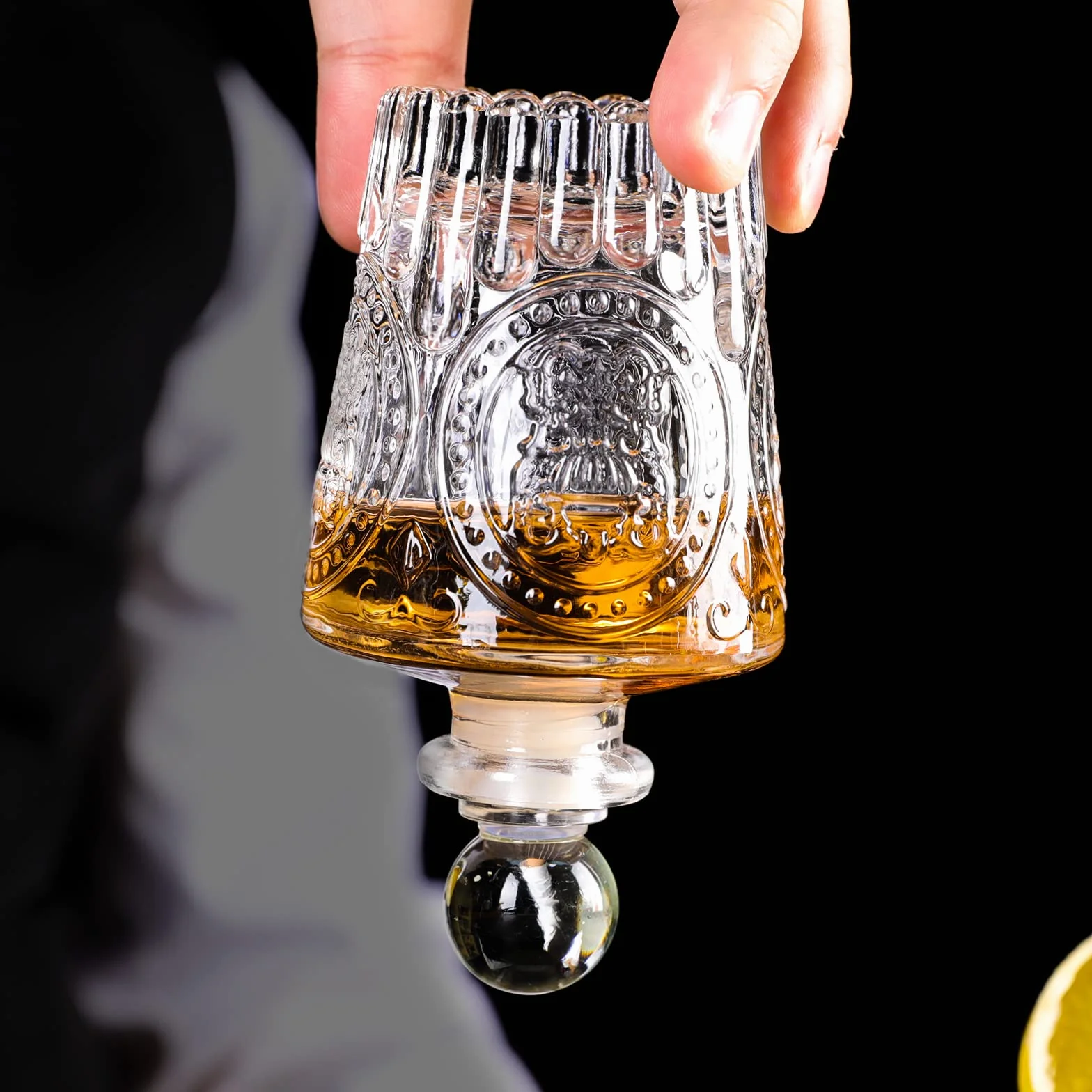 SuproBarware Bitters Bottle per cocktail Set di 5– Bottiglie in vetro con cruscotto, ideale per barista, casa bar