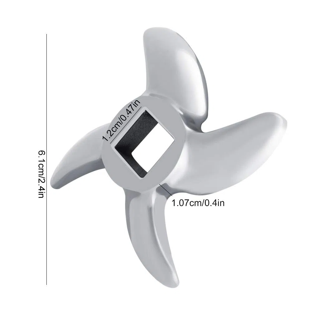 Ejoyous Lamette per Tritacarne, in Acciaio Inox Tritacarne Pezzi di Ricambio per Coltelli a Croce, Accessori per Tritacarne da (12#)