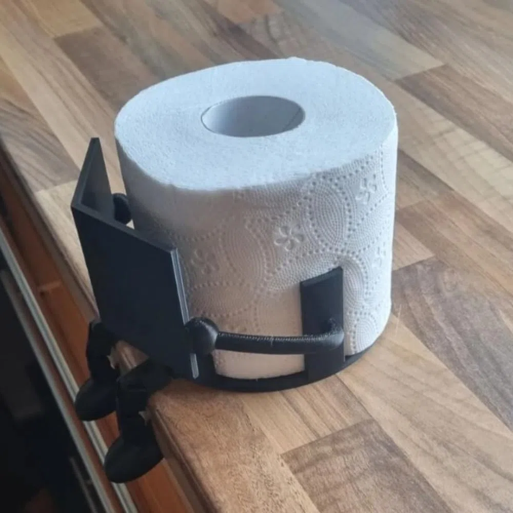 Porta Carta Igienica, Supporto per Carta Igienica 3D Stampato, Porta Rotolo Asciugamani, Dispenser per Rotolo di Carta Asciugamani, Divertente Porta Carta Igienica con Gamba Pendente da Lettura (Stile