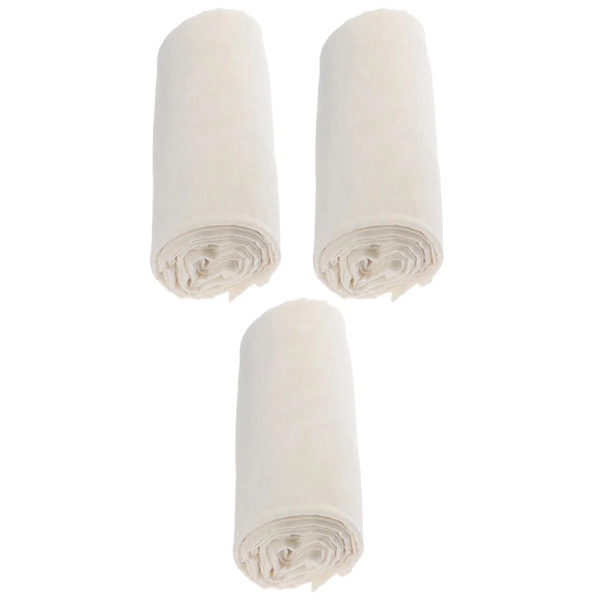 Generico Garza Filtrante per Cucina 3 Pezzi 100X90 CM in Cotone Naturale, Panno per Filtrare Formaggio e Yogurt Greco, Tessuto Mussola per Uso Alimentare