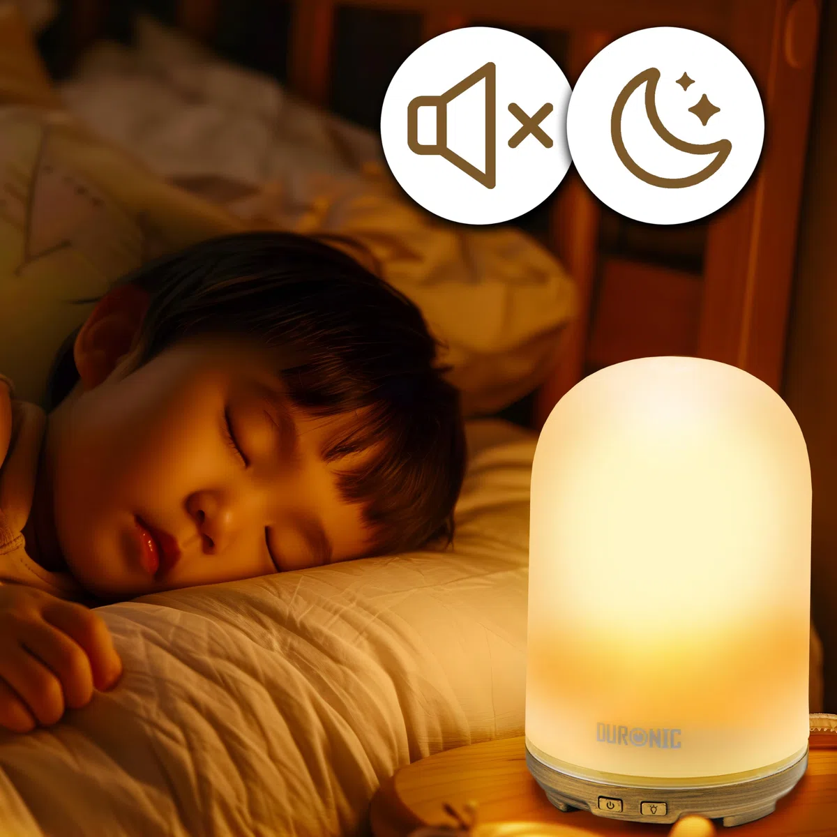 Duronic AD11 Diffusore di Oli Essenziali Diffusore aromatico 100ml Aromaterapia con Luce per Oli Essenziali Senza BPA Vaporizzatore aromaterapico