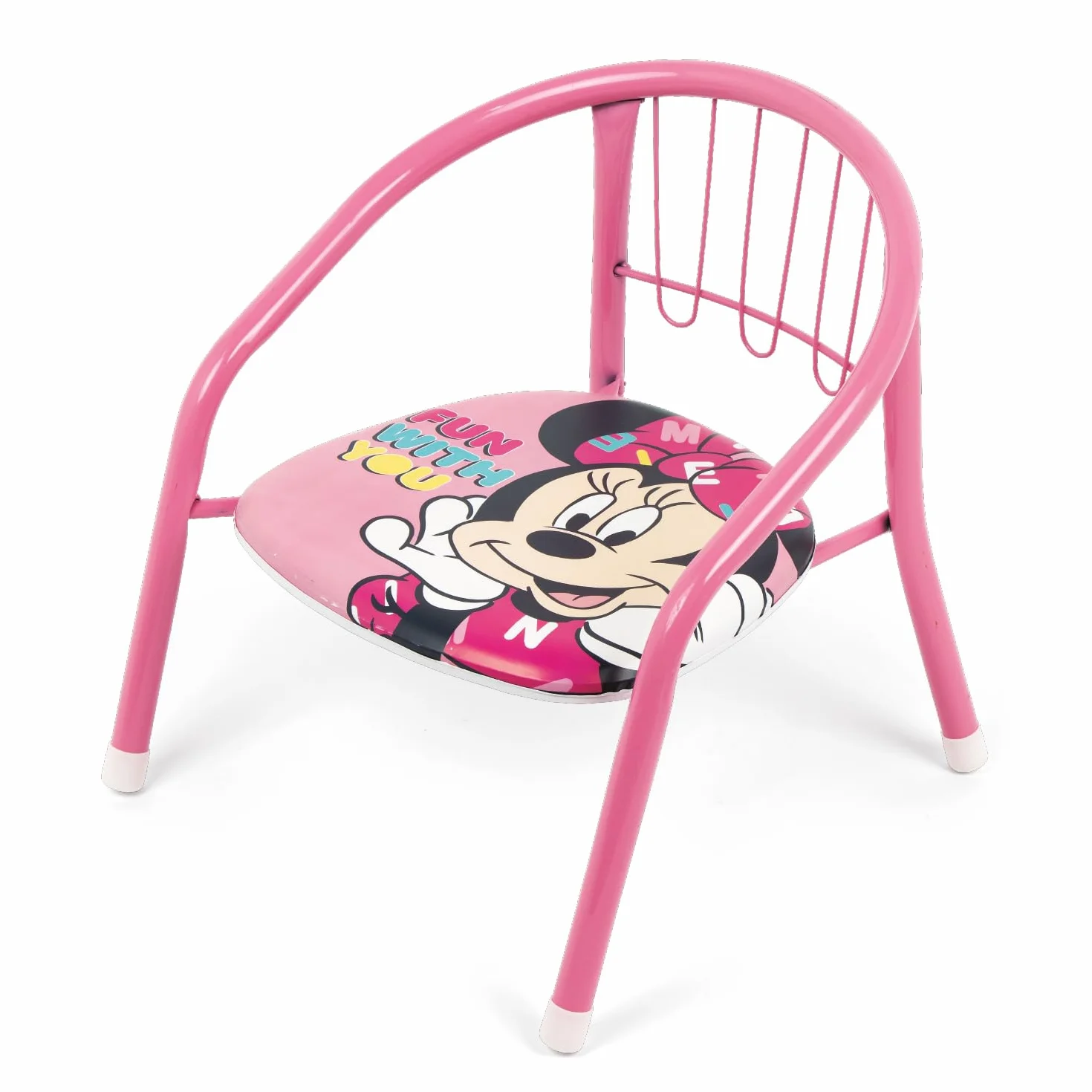 ARDITEX WD14423 Sedia in metallo da 35,5 x 30 x 33,5 cm di Disney-Minnie