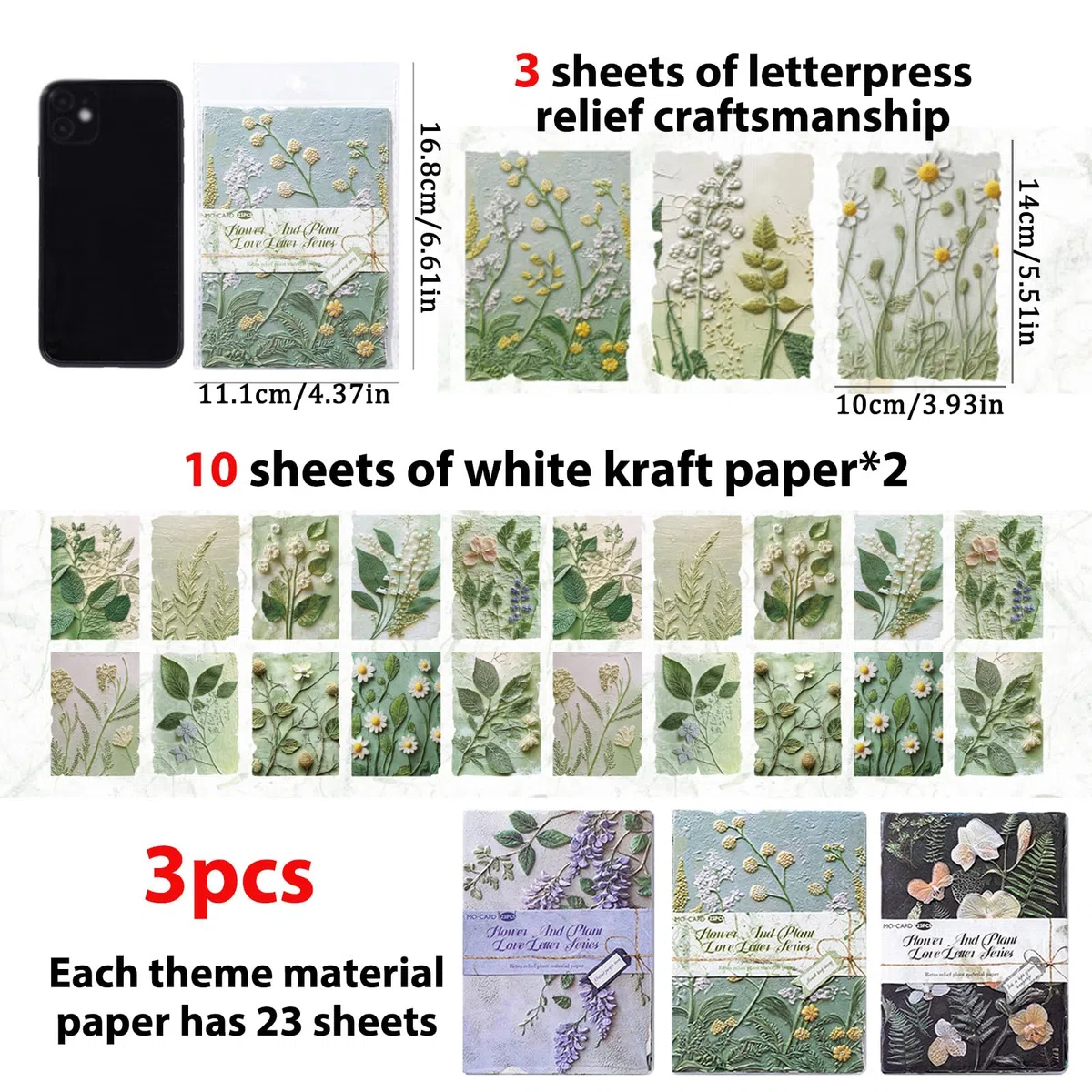 69 Fogli Carta Scrapbooking Floral, Dipinti Olio Fiori Carta Decorativa, Decoupage Paper per Creazione Biglietti Diario Album Foto Regalo Fotografico Decorazione