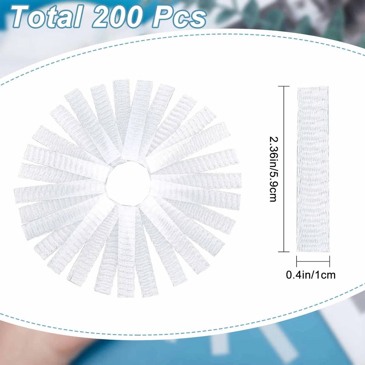 GORGECRAFT 200 pz Proteggi Pennelli da Trucco Rete per Rocchetto di Filo Risparmiatori Riutilizzabile Copertura in Rete Espandibile Rete per Filo per Ombretto Pennello Cucito/Ricamo, Bianco