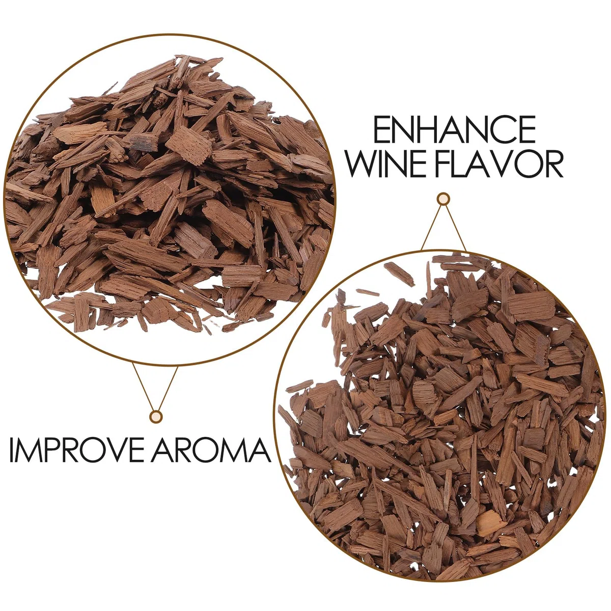 ibasenice Trucioli di Quercia Francese Leggeri 100g per Affinamento Vino e Grappa Casalinga Esaltano Sapore e Bouquet Aromatico