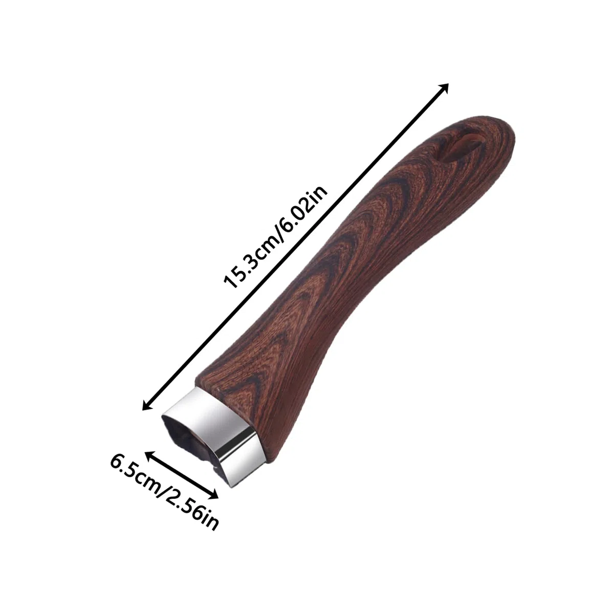 Vastsea 2 Pezzi Manico Rimovibile, Manico Pentola Universale, Manico universale rimovibile, per Utilizzato Nella Maggior Parte Degli Accessori Pentole da Cucina （Legno Marrone）