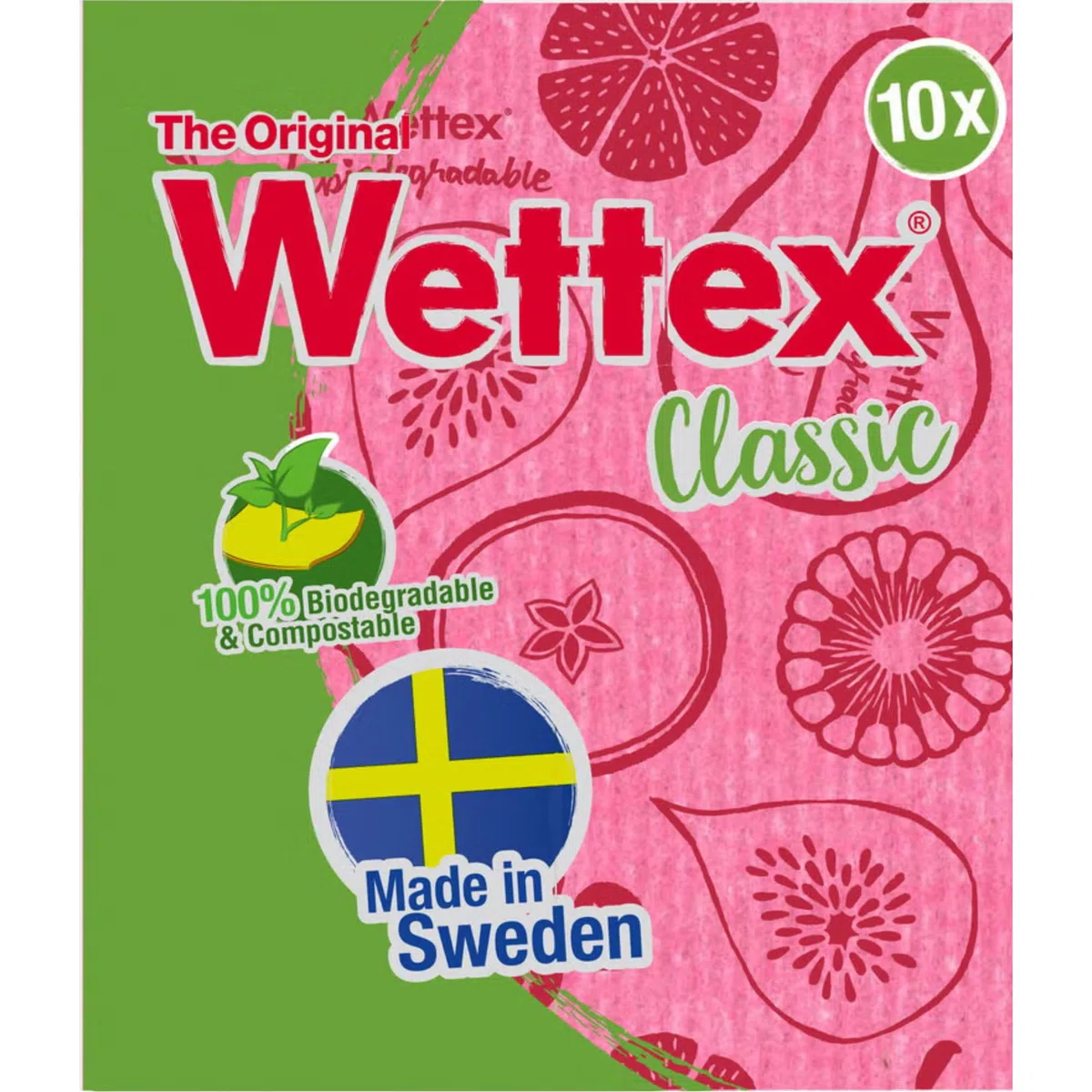 Wettex The Original 10-Pack Swedish Superabsorbent Dishcloth