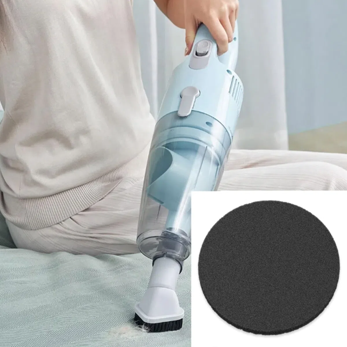 Confezione da 10 spugne filtranti ad alta efficienza, lavabili, filtro per aspirapolvere, accessorio per aspirapolvere per animali domestici
