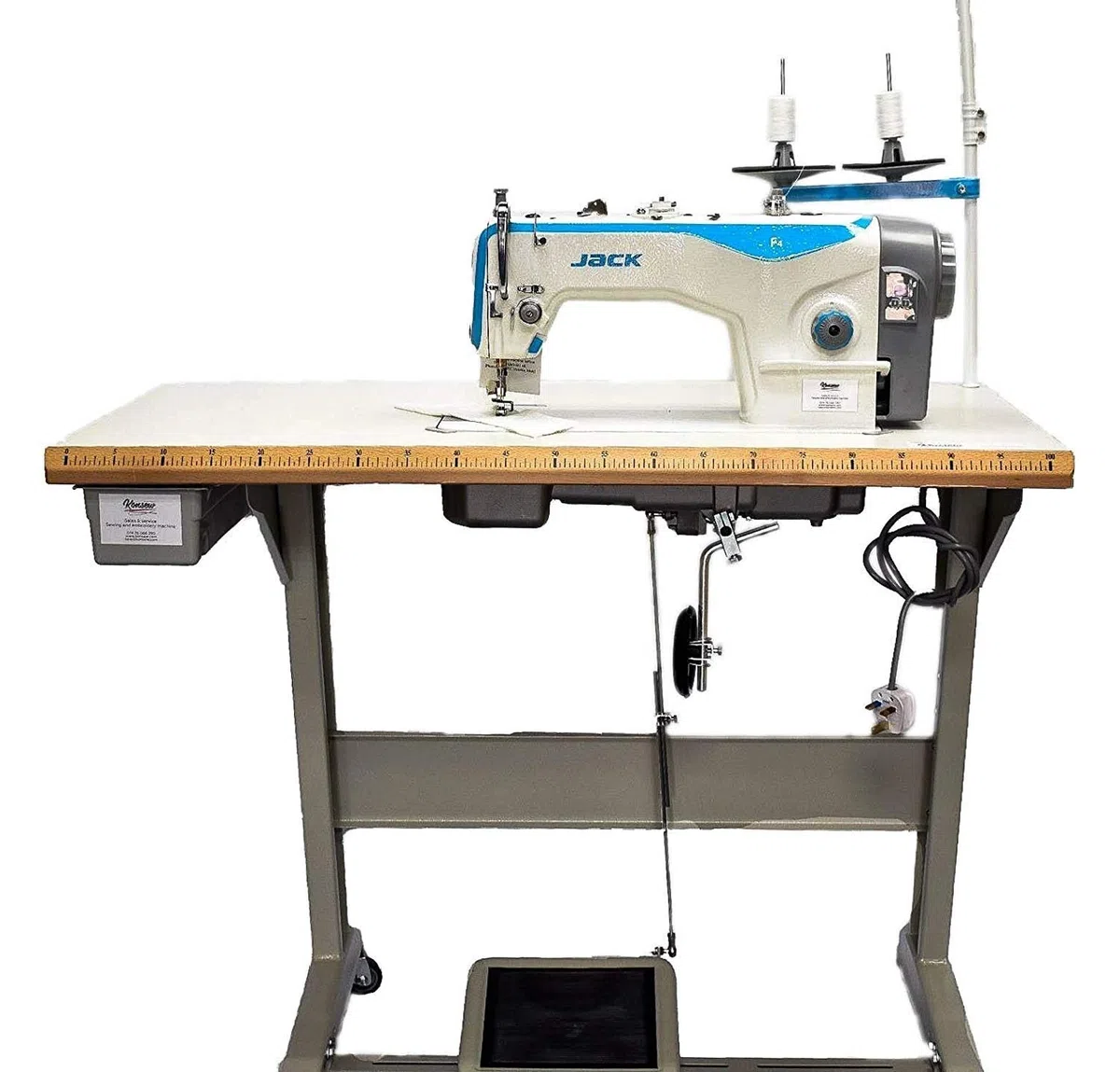 Macchina per Cucire Industriale JACK F4 / F5 Lineare Bianca Metallo