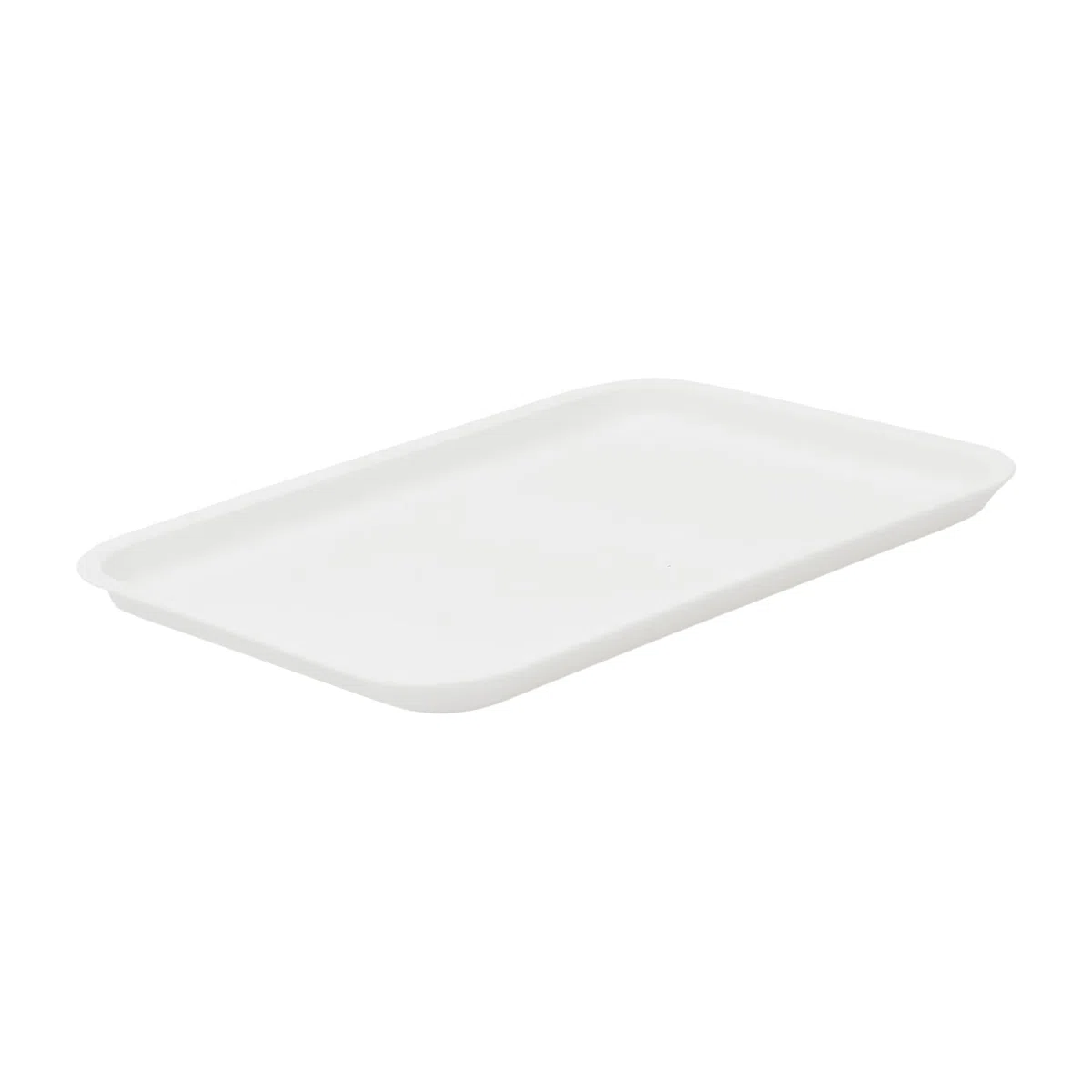 24 vassoi, vassoi da servizio, impilabili, per ristoranti veloci, mense, cucine, hotel, ristoranti, spuntini, 36 x 27 x 2 cm (bianco)