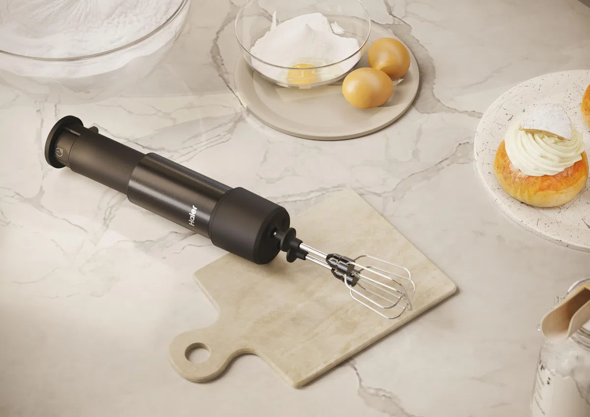 Doppia frusta Haier, compatibile con frullatore a immersione Serie 5, due volte più veloce, risultato omogeneo, lavabile in lavastoviglie