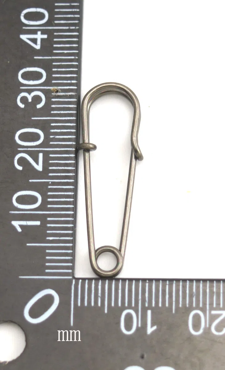 Wuuycoky Gun Color 30 mm Lunghezza spilla di sicurezza coperta Pin Confezione da 30