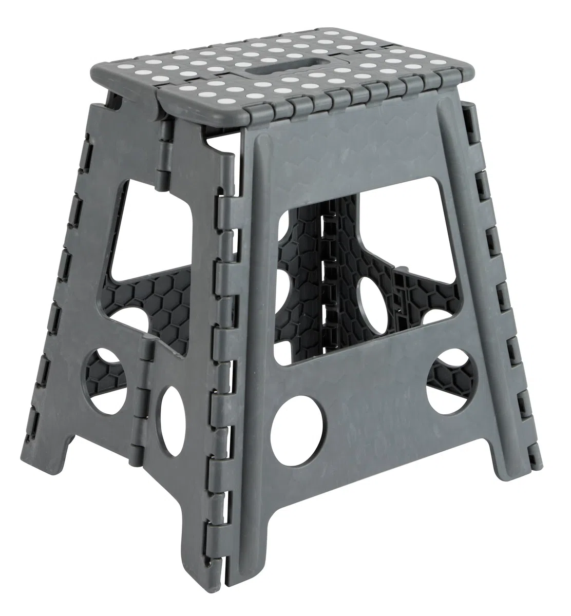 ARREGUI TB39-G Sgabello Pieghevole Multiuso | Sgabello per Adulti o Bambini | Scala Pieghevole | Scalino | Sgabello per cucina, bagno, campeggio | 39 cm di altezza | Storm Grey