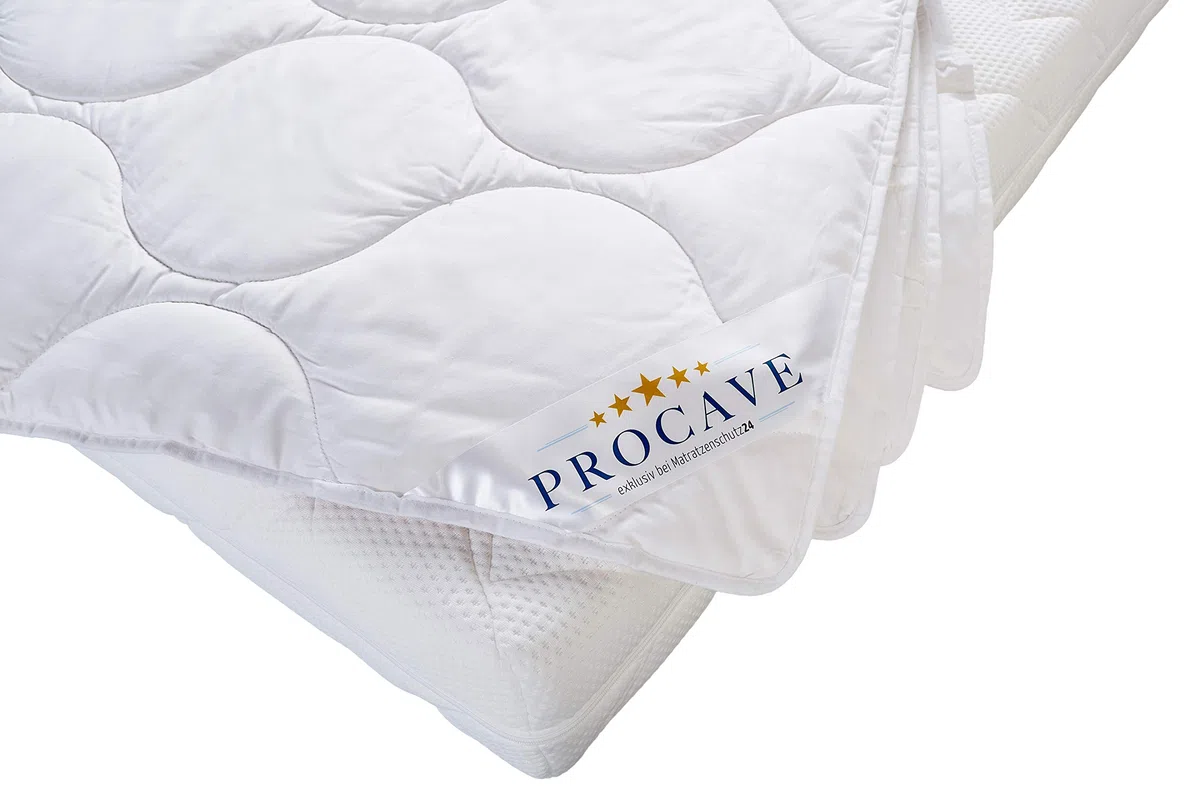 PROCAVE - Coperta in cotone comfort per l'estate, 135 x 200 cm, leggera, lavabile, naturale, traspirante e termoregolante, 100% made in Germany