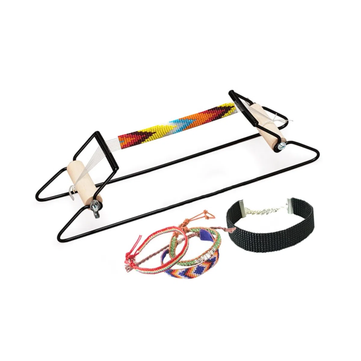 Gatuida Telaio per Braccialetti e Strumento per Gioielli Fai da Te in Acciaio Inox, Dispositivo per Creazione di Perline, per Principianti e Appassionati di Artigianato, per Realizzare