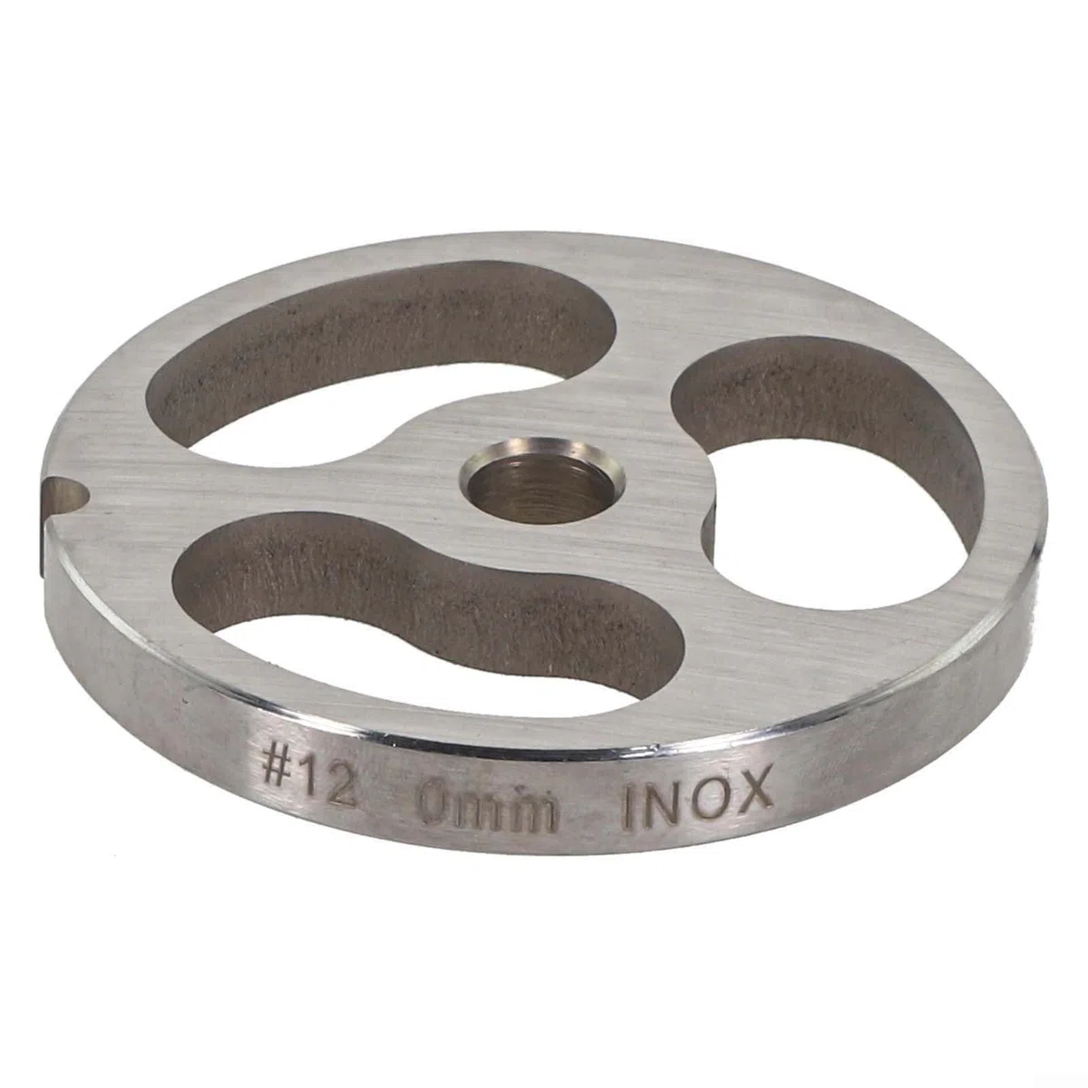Piatto tritacarne, lama tritacarne, piastra tritacarne, 12 tipi commerciali tritacarne da cucina, in acciaio inox, accessorio per piatti (3 fori)