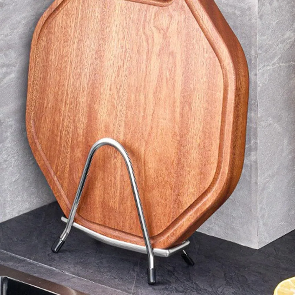 Porta Tagliere in Acciaio Inox Robusto per Spazi Compatti (A)