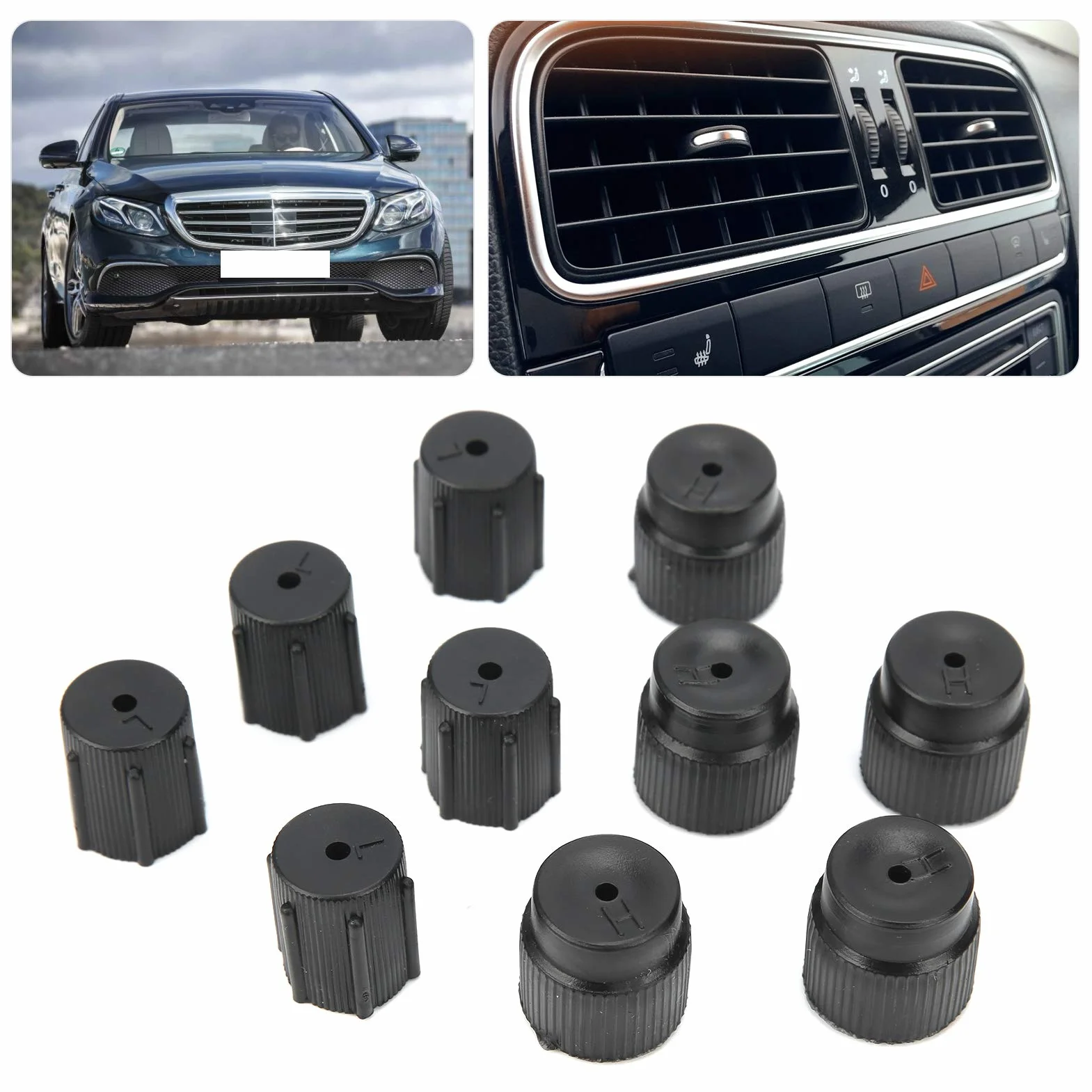 Tappo Per Porta Di Ricarica, Tappi Ac Auto di Servizio Aria Condizionata Universale Auto Riparazione Coperchio del Refrigerante Cappello Automatico Prova Perdite Raccordo Carica Bassa Alta Pressione