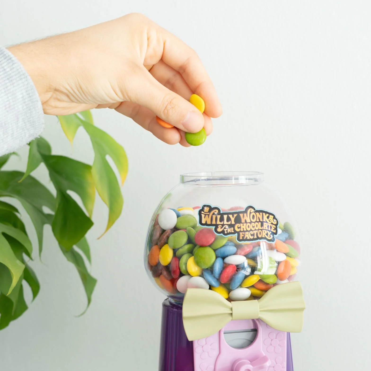 Grupo Erik: Dispenser Caramelle di Willy Wonka | Distributore di caramelle vintage, Gumball Machine personalizzata Willy Wonka, Dispenser a gettoni, Salvadanaio Bambini