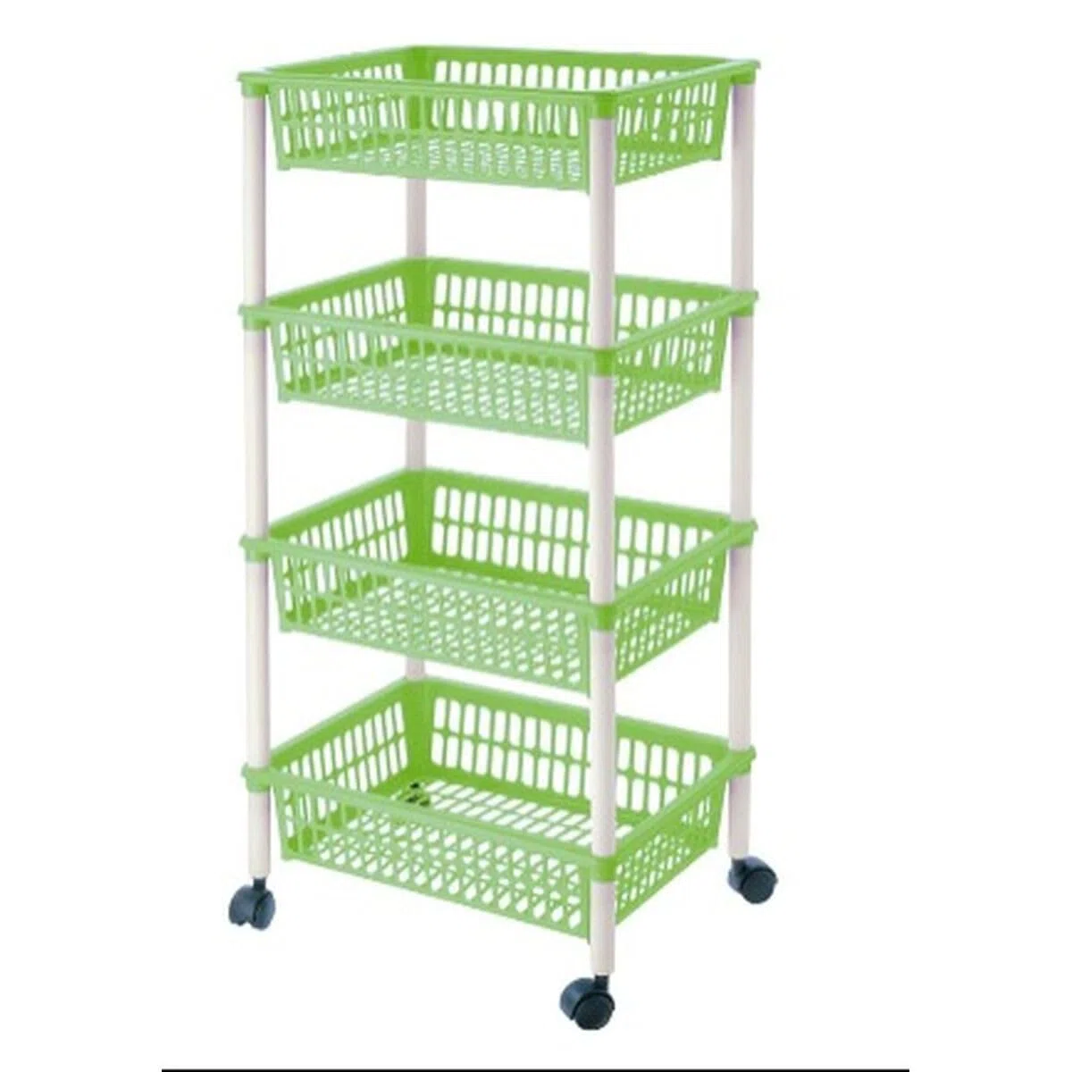 Tontarelli Carrello Verdulero Mito 4 Verde 40 x 29 x 62 cm