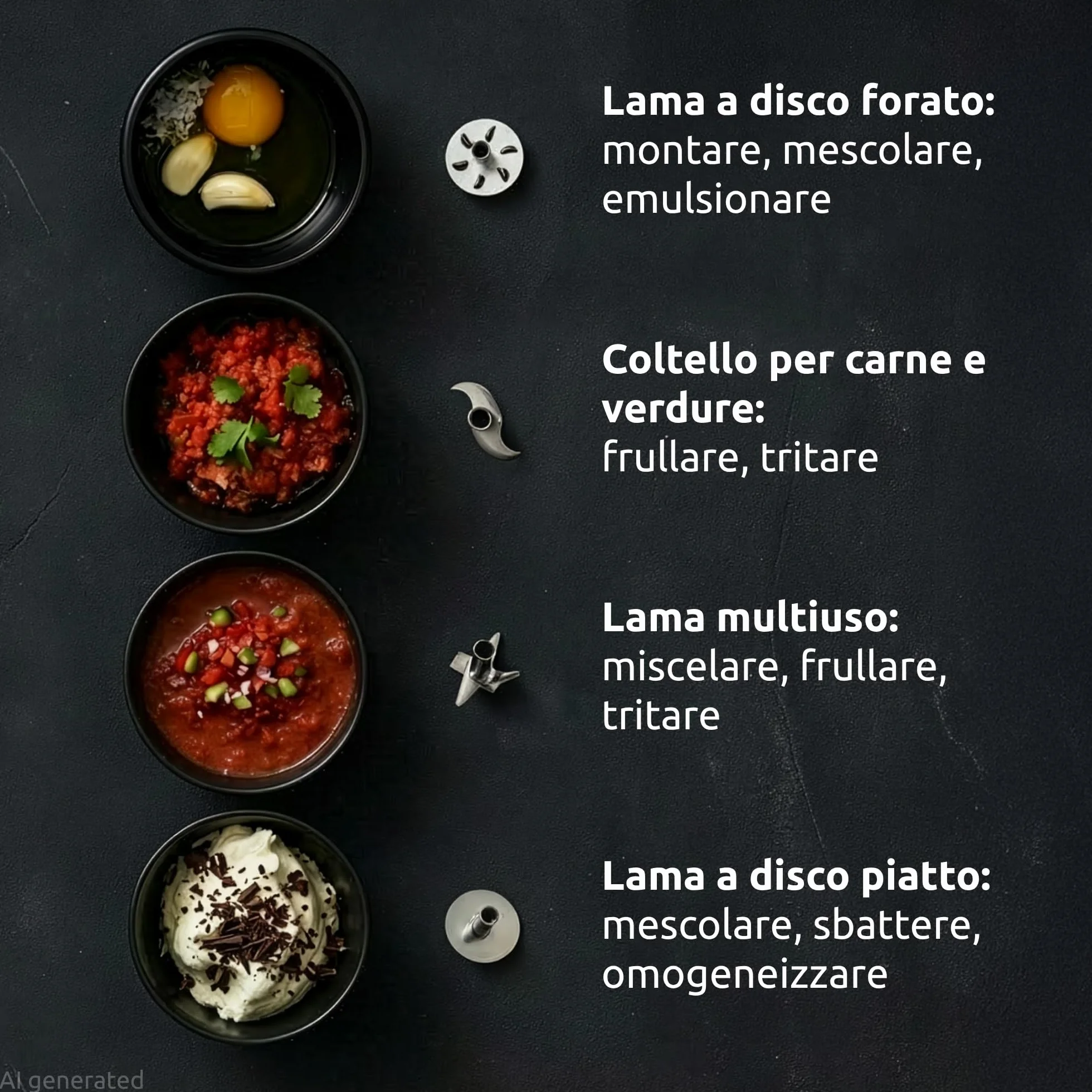Lama per frusta (confezione blister), adatta a tutti i modelli bamix