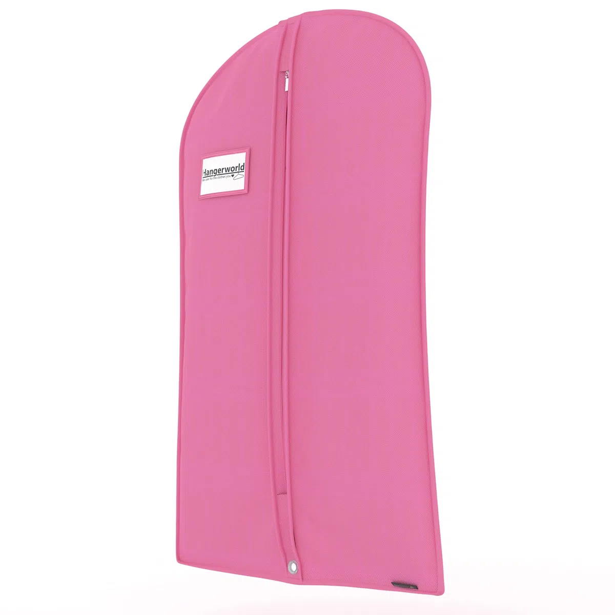 Hangerworld Custodia Porta Abiti 96cm per Bambini in Tessuto Traspirante Rosa con Cerniera Lampo