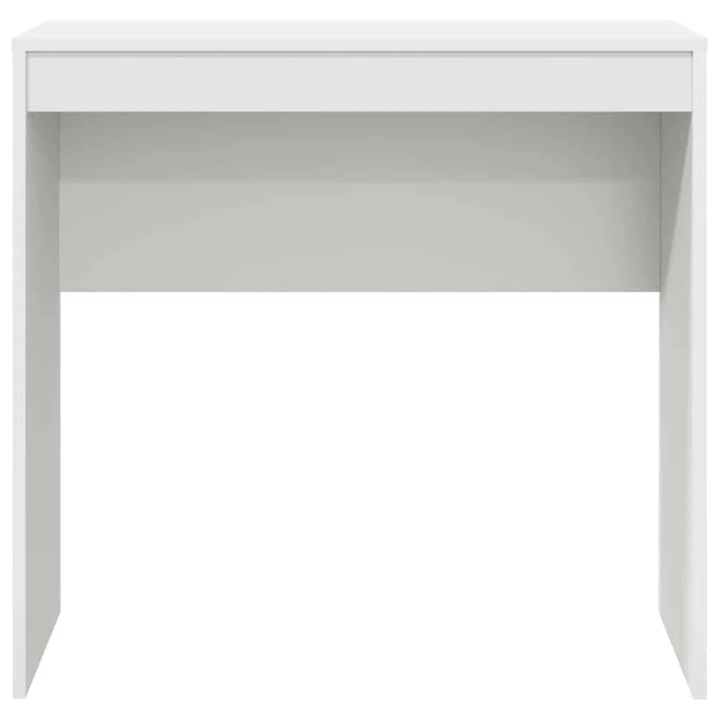 vidaXL Scrivania Bianco 80 x 40 x 76 cm, Scrivania compatta, Stile Moderno, Spazio ergonomico, Tavolo per Scrivere, Mobile Resistente per stanze Piccole