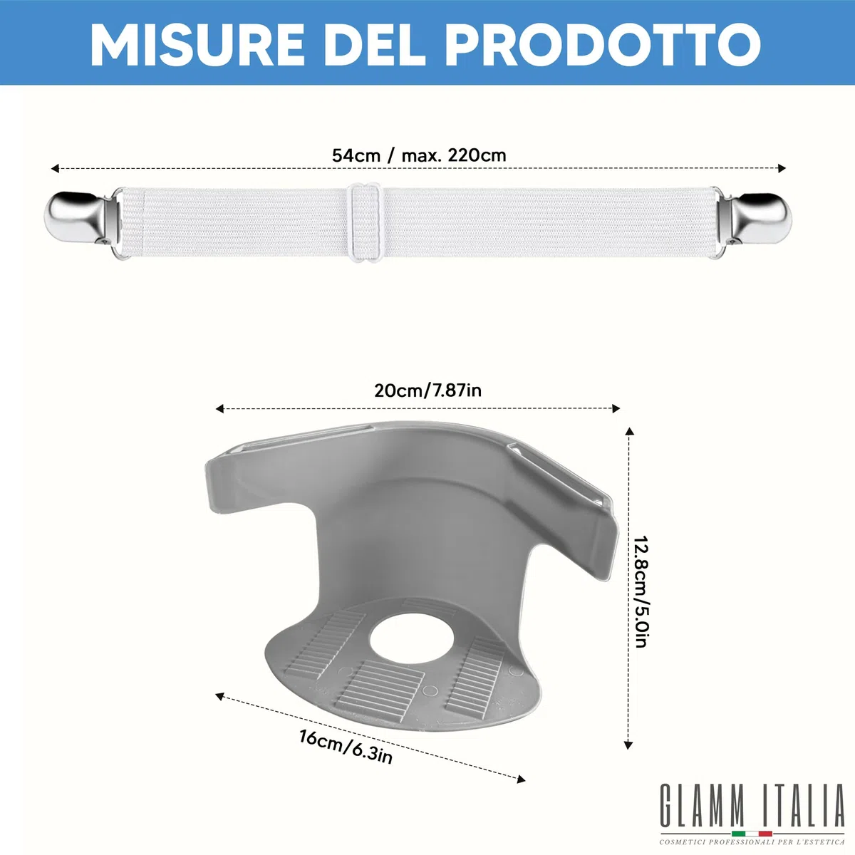 Ferma Lenzuola x Angoli, in Regalo 2 Elastici per Lenzuola – Set Completo con 4 Ferma Angoli Antiscivolo + 2 Elastici Regolabili con Clip Metalliche per Bloccare Le Lenzuola al Materasso.