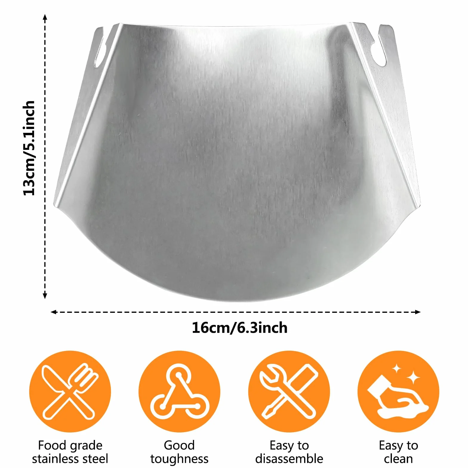 Accessori per la Ciotola Dell'Impastatrice in Acciaio Inossidabile con Scivolo di Versamento Compatibili con le Impastatrici a Colonna Kitchen Aid