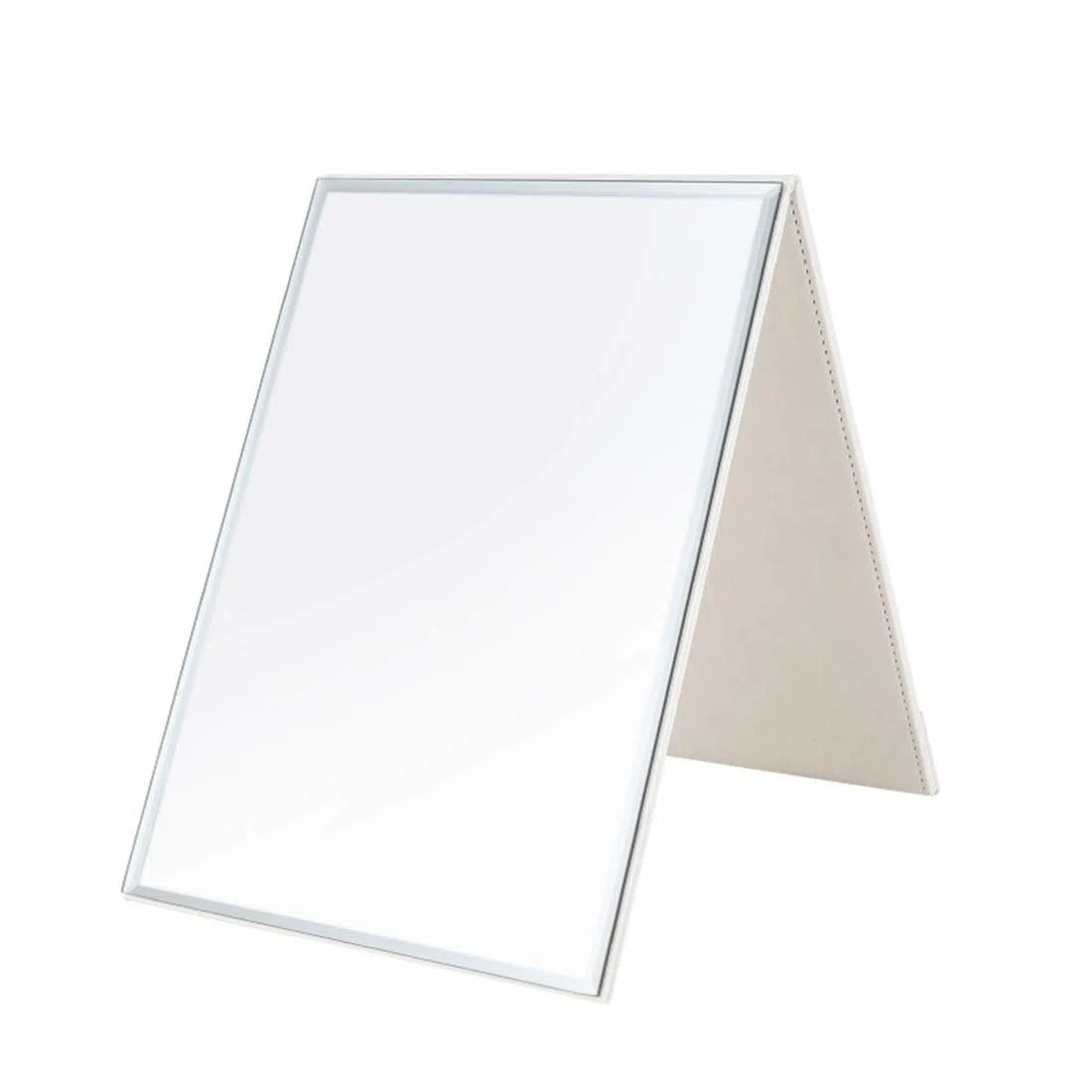 Zcooooool Specchio Specchio per il trucco Super HD portatile grande Specchio per trucco multi-stand Angolo libero/portatile/da tavolo Specchio pieghevole,25.5X18 cm (10X7 pollici)