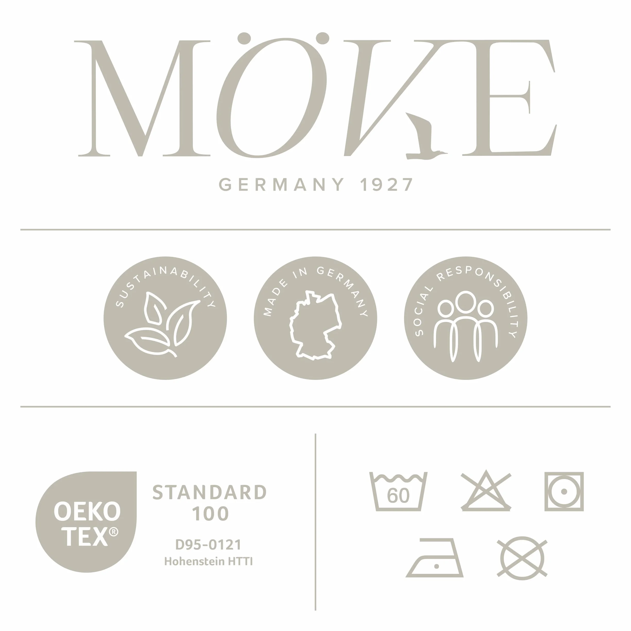 Möve Set da 3 guanti da bagno super soffici, 15 x 20 cm, 100% cotone