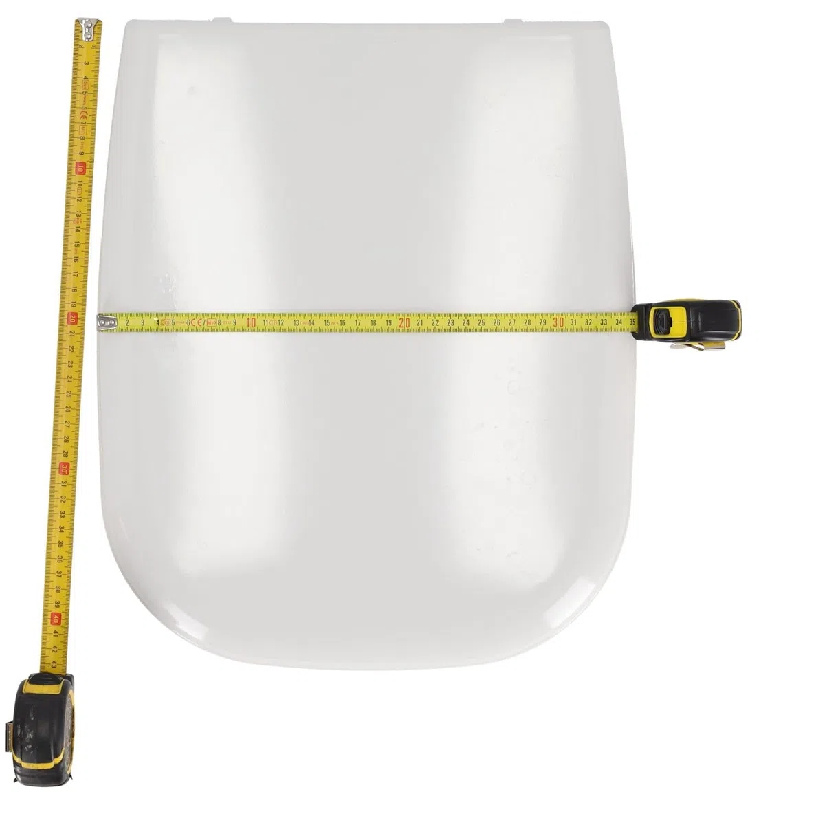 Casatessile Copriasse WC Velluto 50X50 cm. Misura Grande Copri ASSE Morbido, Coprisedile Water, Copriwater Universale - Azzurro