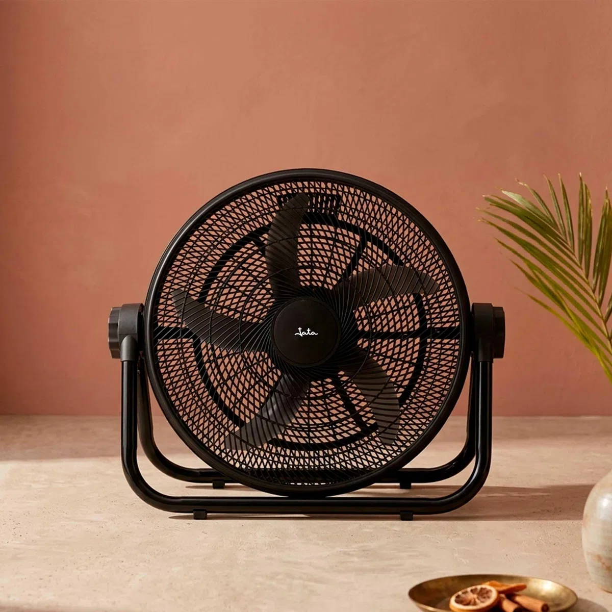 JATA JVCA3225 - Ventilatore ad aria potente da 105 W, ventilatore industriale da 51 cm, 5 pale, 3 velocità, inclinazione regolabile, grande portata 3870 m³/h, per casa e officina