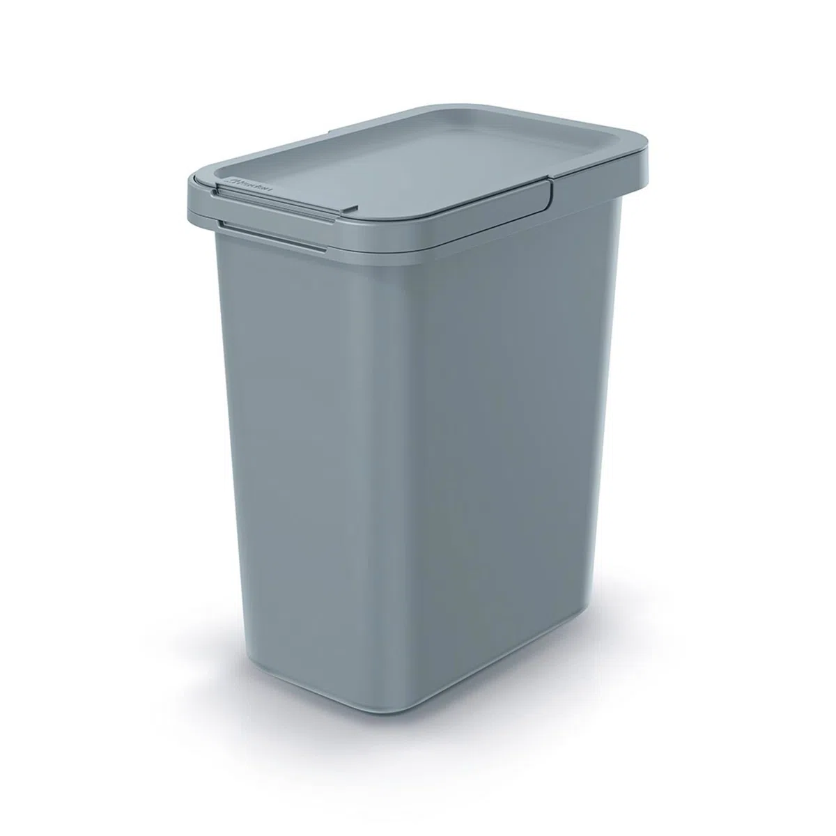 Cubo di riciclaggio quadrato 12l di colore Keden grigio