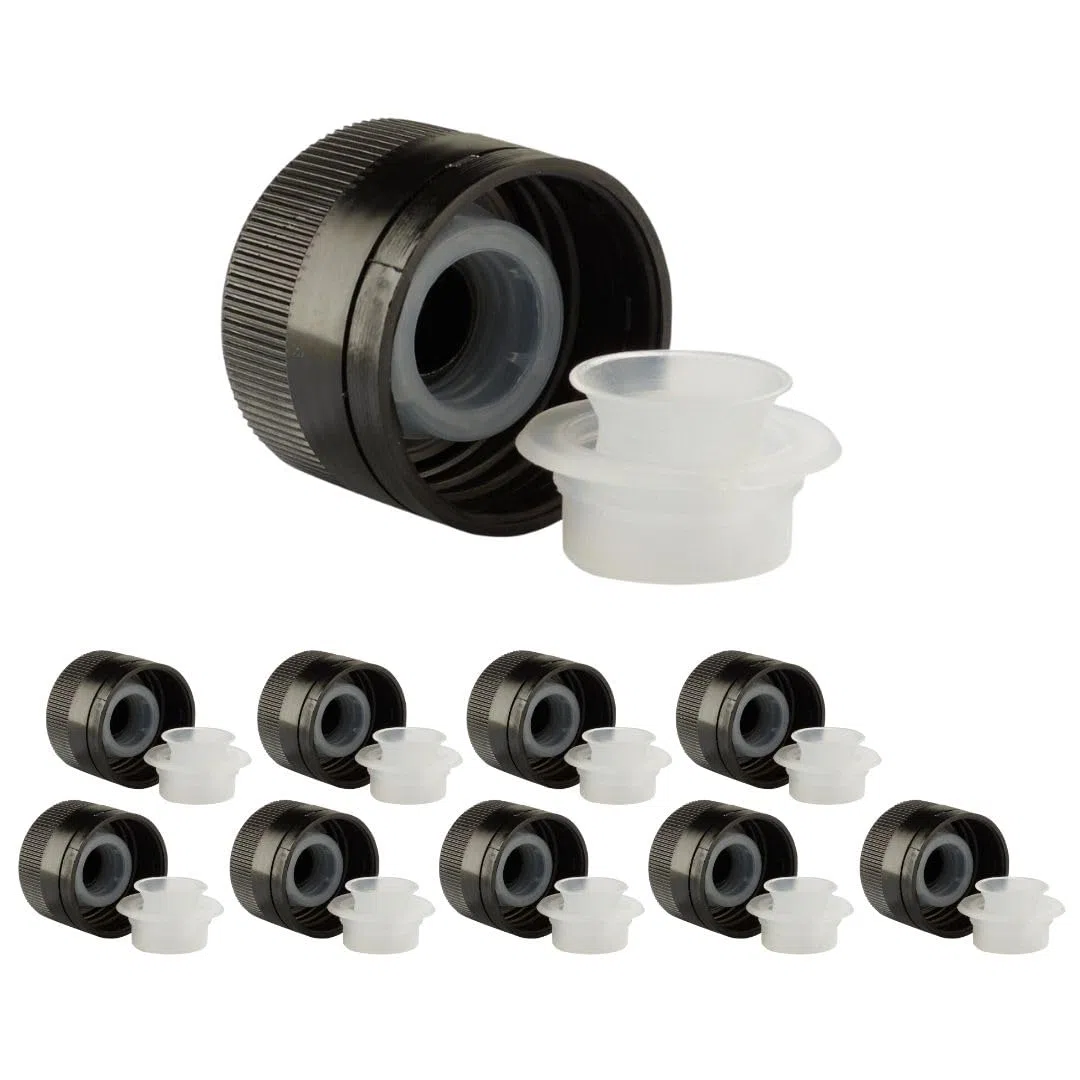 mikken 10 versatori per bottiglie di olio Versatore per bottiglie di aceto e olio con tappo a vite adatto per PP 31.5 filettato