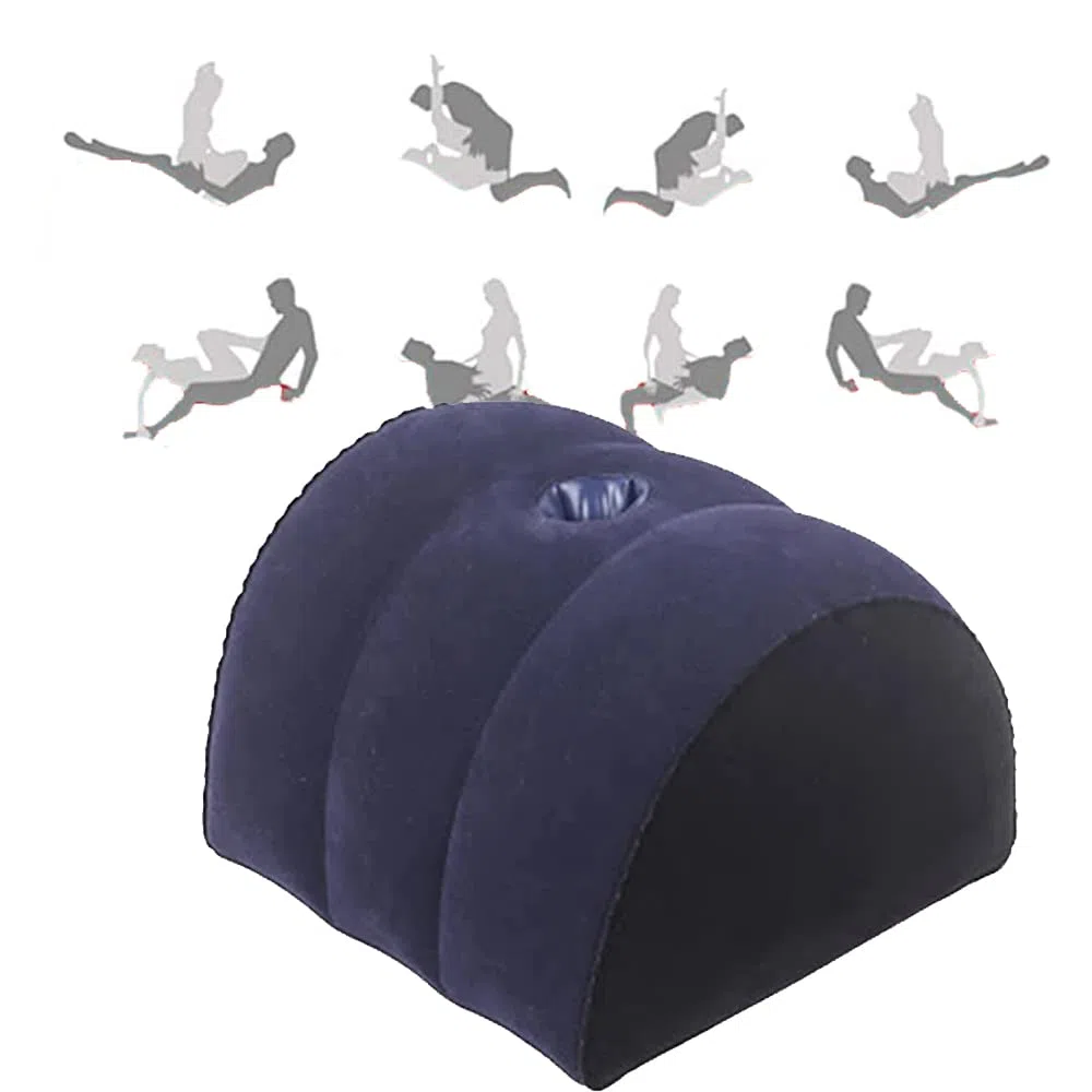 Cuscino a Cuneo Gonfiabile Cuscino di Posizionamento G Cuscino a Mezzaluna Gonfiabile di Supporto Lombare