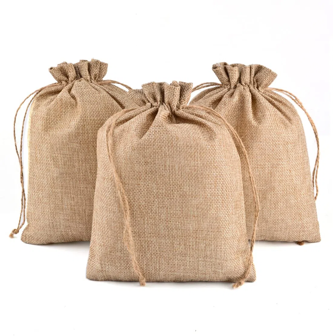 egalo Piccoli con Couliss,BustCLTPY 25 Pezzi Sacchetti di Juta,Sacchettini Rine regalo medi Sacchetti Iuta per Gioielli confetti Fai-da-Te Natale Fiesta Matrimonio Bomboniere (15x20cm))