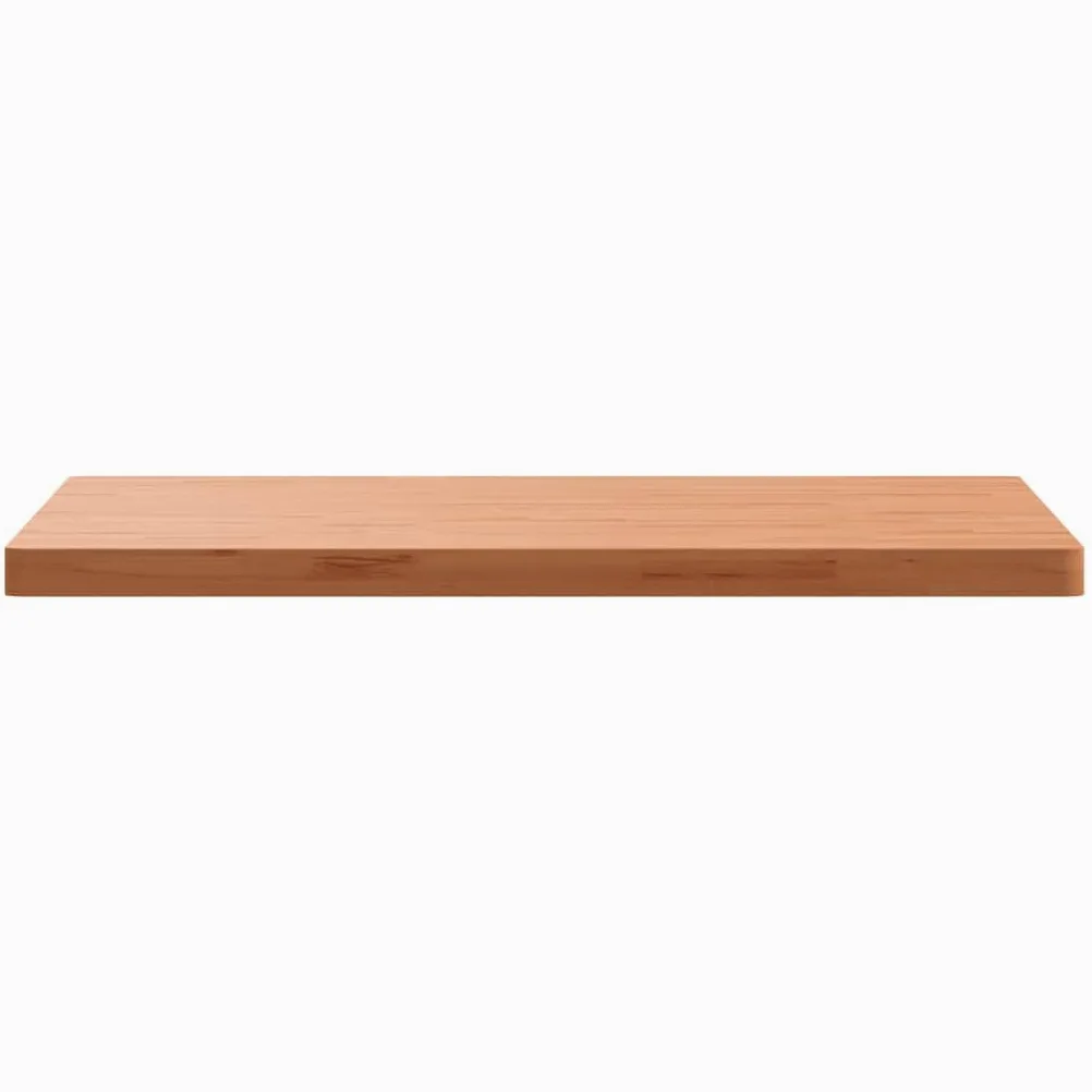 vidaXL Piano per Tavolo 90x90x4 cm Quadrato Legno Massello di Faggio