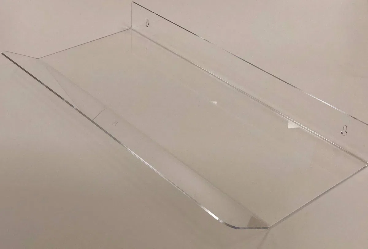 BHPSRL Deflettore aria condizionatori e split in plexiglass spessore 4 mm larghezza cm 80