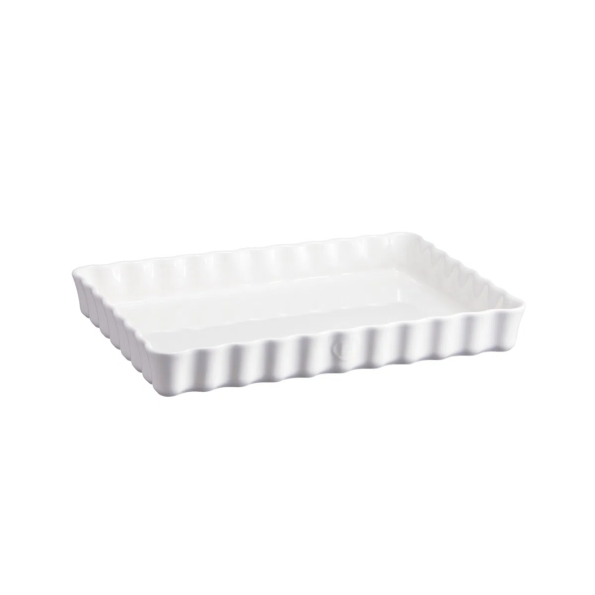 Emile Henry AU Four Tortiera Rettangolare, Ceramica, Farina, 33,5 x 24 x 5 cm