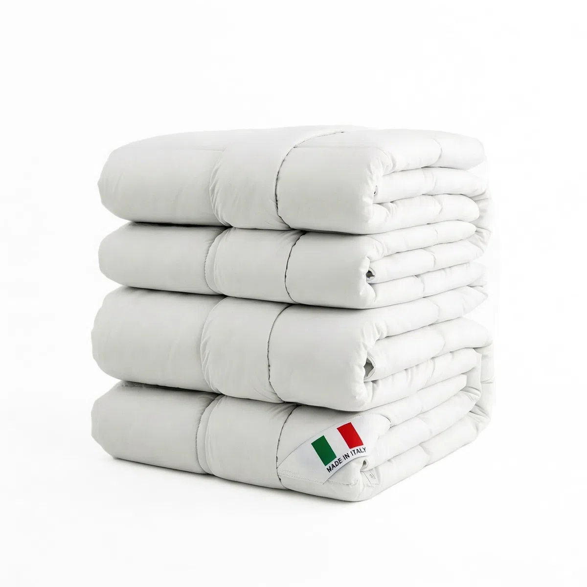 Italian Bed Linen Piumino 4 Stagioni Prestige, Microfibra, Bianco, 150 x 200 cm