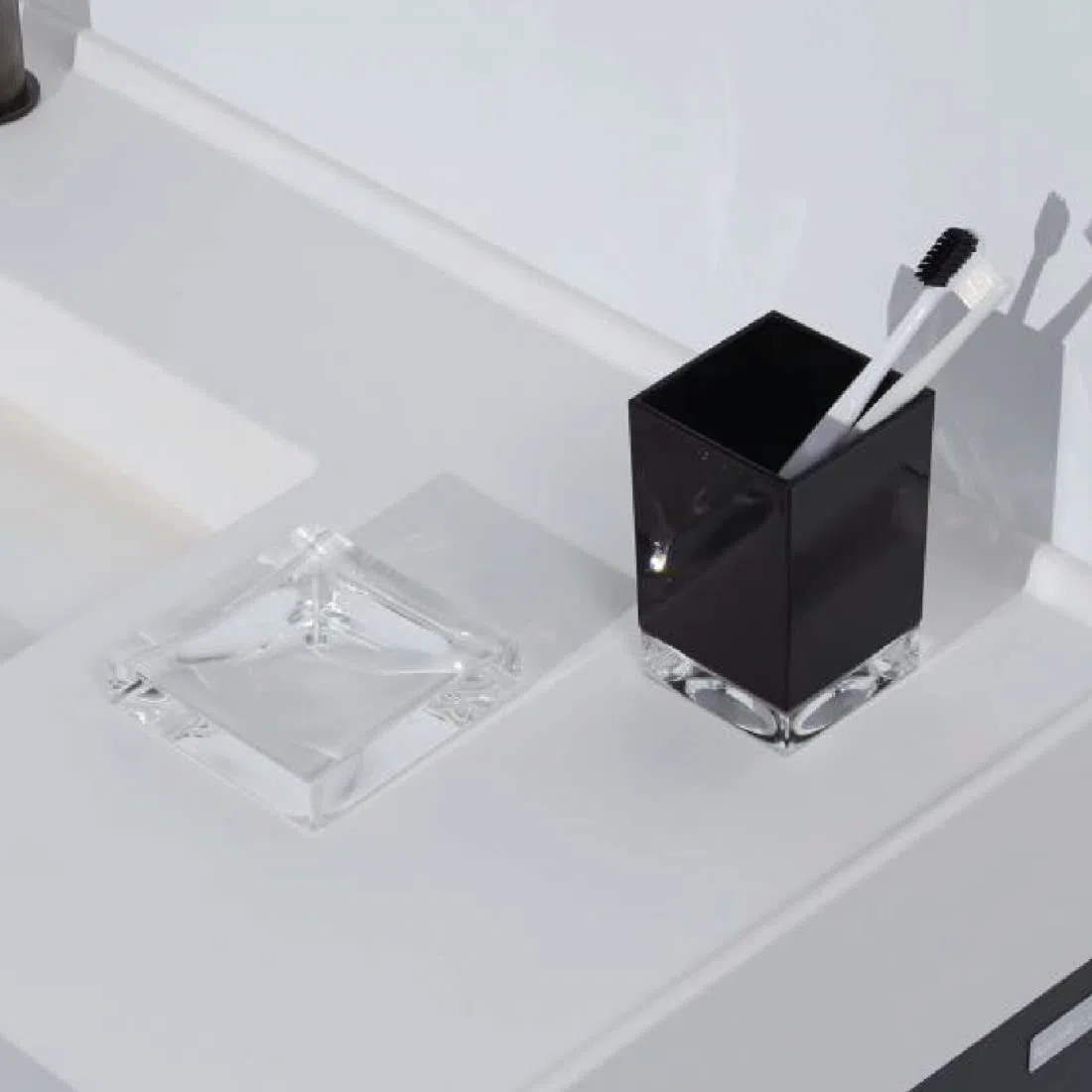 Kartell Boxy Porta Spazzolino, Bianco, 7x7x12 cm