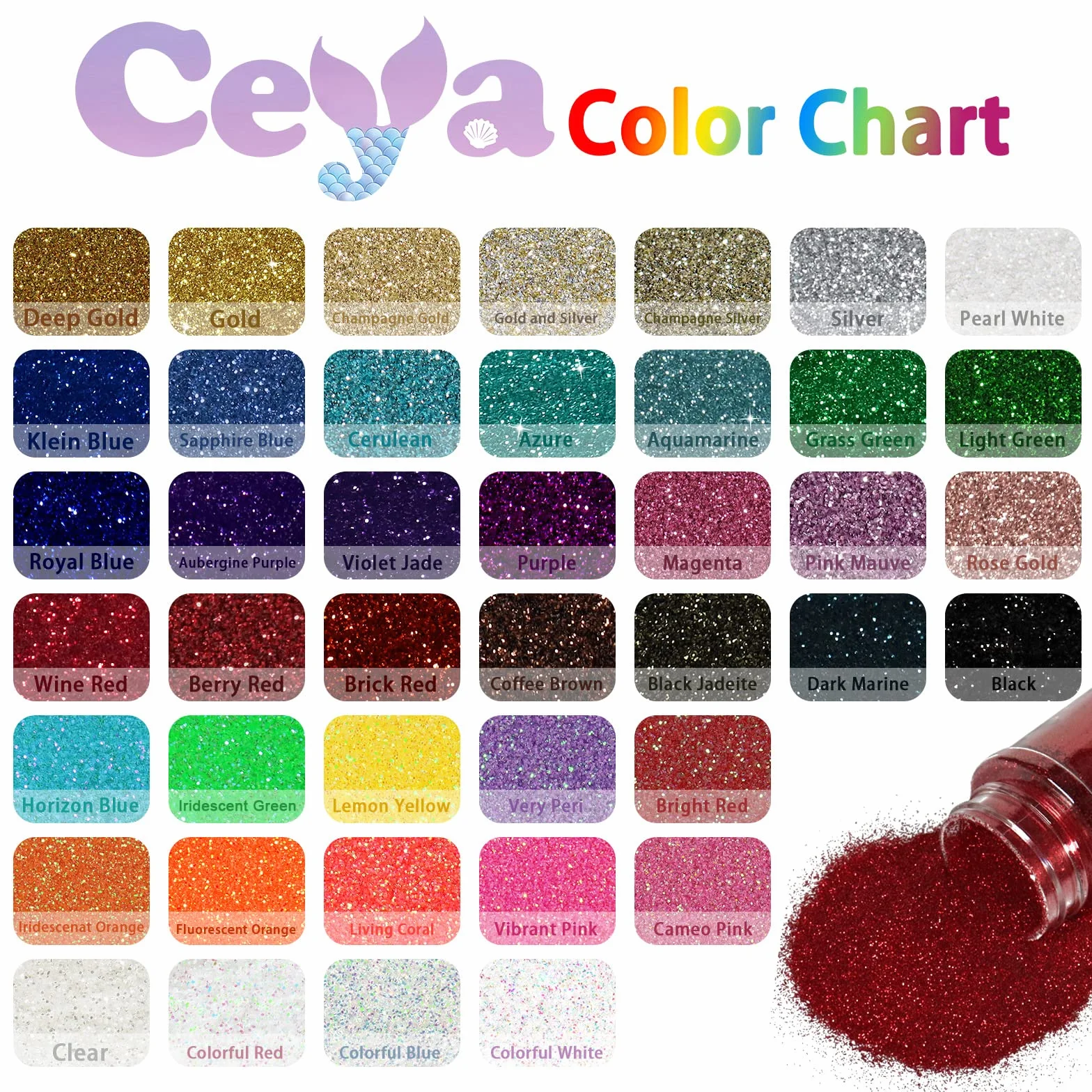 Ceya 3.5oz/ 100g Ultra Fine Glitter Powder Rose Gold Glitter 1/128” 0.008” 0.2mm for Slime Epoxy Resin Craft Tumbler Jewelry Nail Art Festival Makeup Scrapbook Painting Wedding Cards