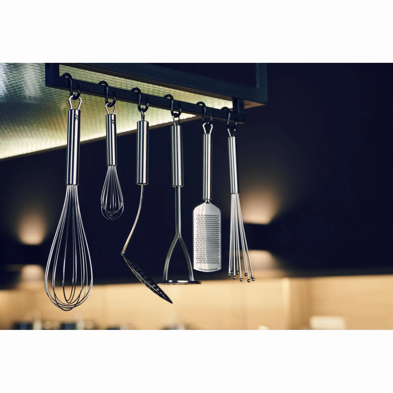 WMF 1876709990 Set con supporto per accessori, Acciaio inossidabile