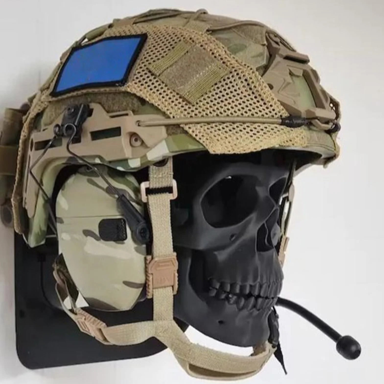 Supporto per casco da moto a forma di teschio, espositore da parete, decorazione domestica