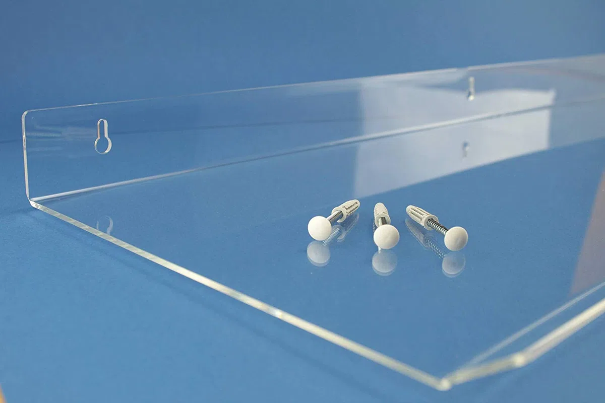 BHPSRL Deflettore aria condizionatori e split in plexiglass spessore 4 mm larghezza cm 80