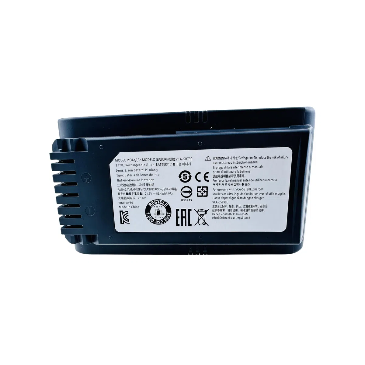 Replacement Battery Suitable for Samsung Jet 75, 75 Pet, Jet 90, Series Cordless Vacuum Cleaners, Compatible with VCA-SBT90/XAA 21.6V 4Ah