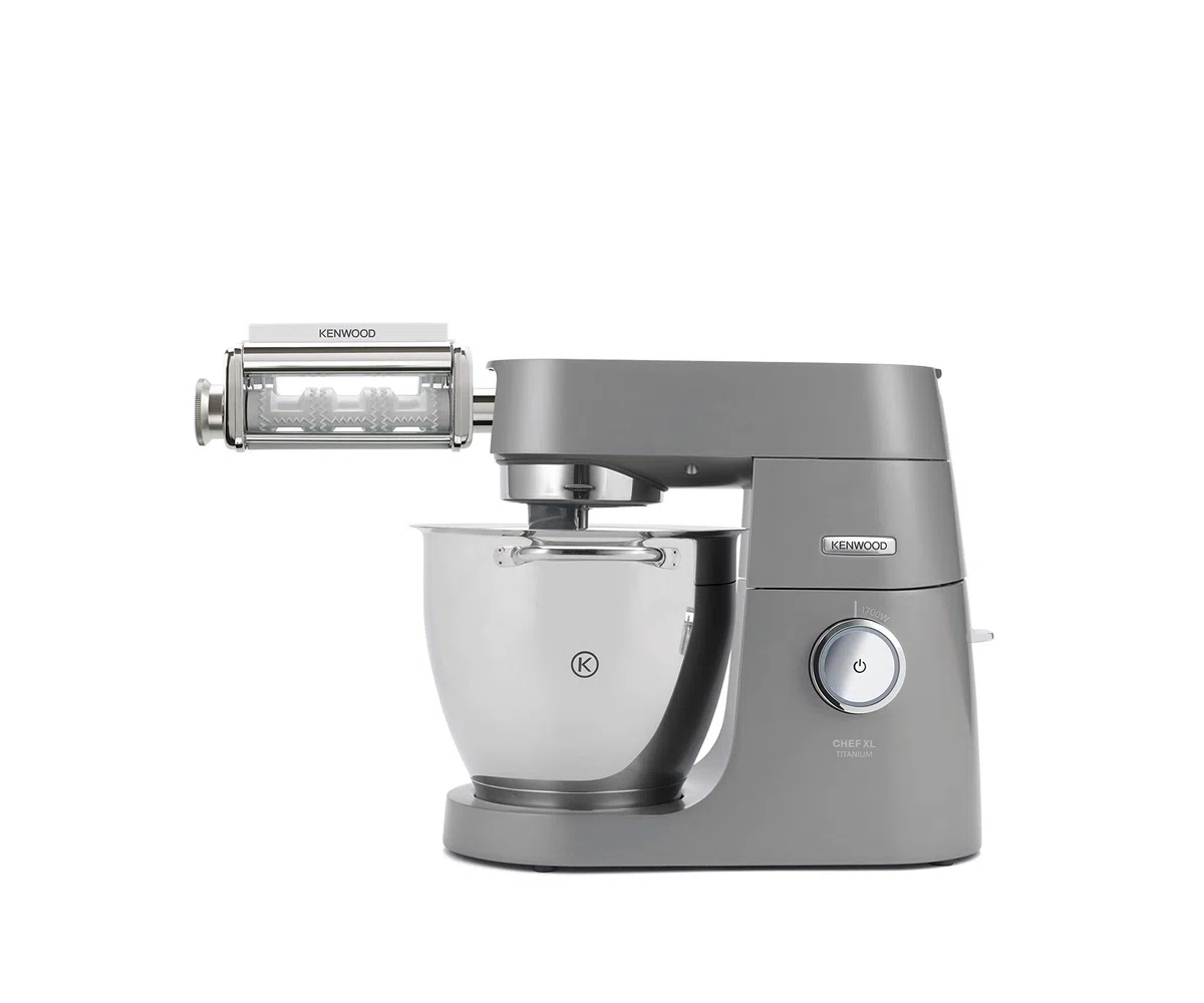 Kenwood Ravioli Maker KAX93.A0ME, Accessorio per Ravioli Fatti in Casa Dolci o Salati, Made in Italy, Accessorio per Impastatrice Planetaria, Incluso pennello per la pulizia e cucchiaio, Acciaio Inox